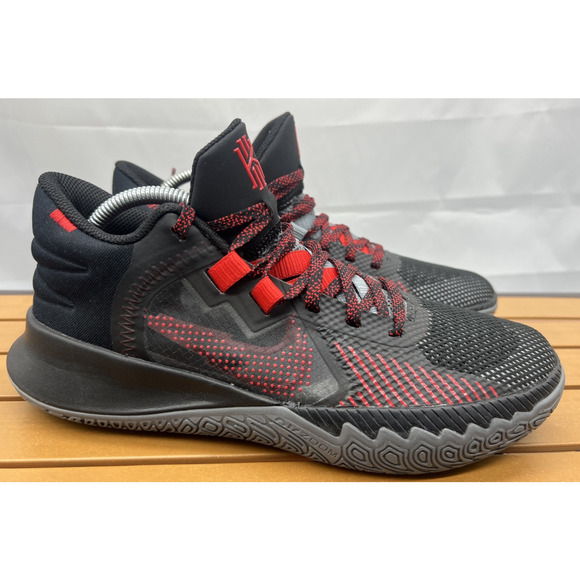 New! Nike Kyrie Flytrap 5 Black University Red Shoes Men\'s Size 9 (CZ4100-003)